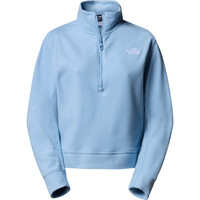 The North Face forro polar mujer W 100 GLACIER HALF ZIP vista frontal