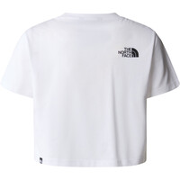 The North Face camiseta montaña manga corta niño G S/S CROP SIMPLE DOME TEE vista trasera
