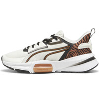 Puma zapatillas fitness mujer PWRFrame TR 3 Wn's Animal Remix lateral exterior