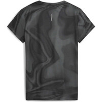 Puma camiseta entrenamiento manga corta mujer RUN FAVORITE AOP TEE W vista trasera