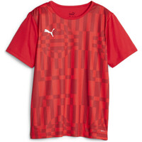 Puma camisetas entrenamiento futbol manga corta niño individualRISE Graphic Jersey Jr vista frontal