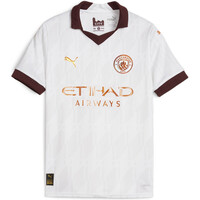 Puma camiseta de fútbol oficiales niño MCFC Away Jersey Replica Jr vista detalle