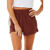 Rip Curl pantalón corto deporte mujer REVIVAL TERRY SHORT vista frontal