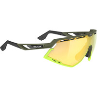 Rudy Project gafas ciclismo DEFENDER Multilaser Olive Matte vista frontal