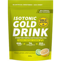 Gold Nutrition hidratación ISOTONIC GOLD DRINK LEMON vista frontal