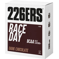 226ers barritas energéticas BOX RACE DAY BAR BCAAs 40g DARK CHOCOLATE vista frontal
