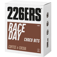 226ers barritas energéticas BOX RACE DAY BAR CHOCO BITS 40g COFFEE & COCOA vista frontal
