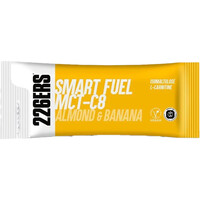 226ers energía instantánea GEL SMART FUEL MCT C8 ALMOND & BANANA vista frontal