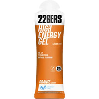 226ers energía instantánea HIGH ENERGY GEL BCAA'S ORANGE vista frontal