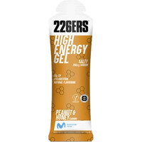 226ers energía instantánea HIGH ENERGY GEL SALTY PEANUT & HONEY vista frontal