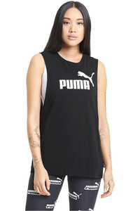 Puma camiseta tirantes mujer ESS Cut Off Logo Tank vista frontal