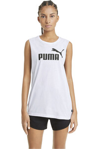 Puma camiseta tirantes mujer ESS Cut Off Logo Tank vista frontal