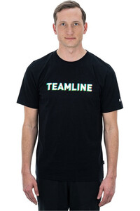 Cube camiseta ciclismo hombre CAMISETA CUBE ORGANIC T-SHIRT TEAMLINE vista frontal