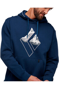 Black Diamond Sudaderas Montaña Hombre MOUNTAIN LOGO HOODY vista detalle