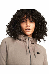 Nike sudadera mujer NSW ESSNTL FLC FZ HOODIE vista detalle