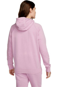 Nike sudadera mujer NSW ESSNTL FLC FZ HOODIE vista trasera