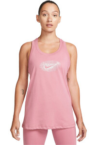 Nike camiseta tirantes fitness mujer DF TANK ONE SHINE vista frontal