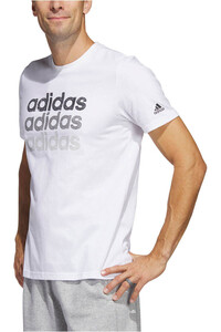 adidas camiseta manga corta hombre Multi Linear Sportswear Graphic de manga corta vista frontal
