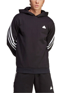 adidas sudadera hombre Future Icons 3 bandas vista frontal