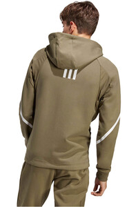 adidas sudadera hombre Designed 4 Gameday Premium Full-Zip vista trasera