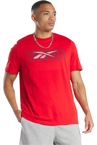 Reebok camiseta manga corta hombre GS REEBOK FADE SS vista frontal