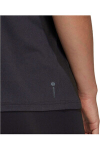 adidas camiseta tirantes fitness mujer AEROREADY Train Essentials 3 Bar Logo vista detalle