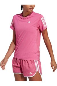 adidas camiseta entrenamiento manga corta mujer Own the Run vista frontal