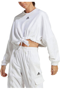 adidas sudadera mujer Dance Crop Versatile vista frontal