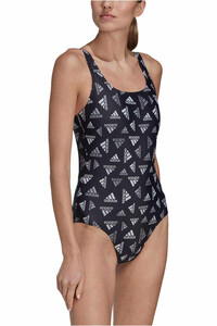adidas bañador natación mujer Allover Print Sportswear vista frontal