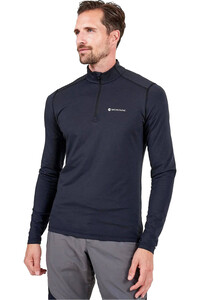 Montane camiseta térmica manga larga hombre DART THERMO ZIP NECK vista frontal