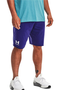 Under Armour bermudas hombre UA RIVAL TERRY SHORT vista frontal