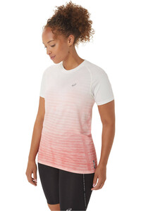 Asics camiseta entrenamiento manga corta mujer SEAMLESS SS TOP vista detalle