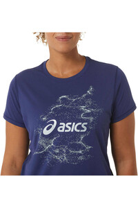 Asics camiseta entrenamiento manga corta mujer NAGINO GRAPHIC RUN SS TOP 03