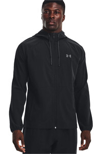 Under Armour sudaderas deportivas hombre UA Stretch Woven Windbreaker vista frontal