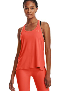 Under Armour camiseta tirantes fitness mujer UA Knockout Tank vista frontal