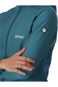 Regatta chaqueta softshell mujer AREC III vista detalle