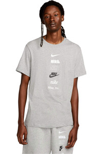 Nike camiseta manga corta hombre M NSW TEE CLUB+ HDY PK4 vista frontal