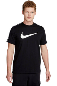 Nike camiseta manga corta hombre M NSW REPEAT SW SS TEE vista frontal