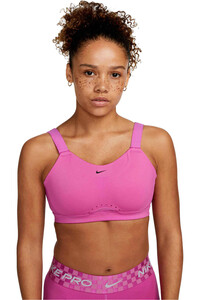 Nike sujetadores deportivos W NK DF ALPHA BRA vista frontal