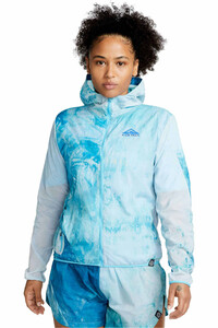 Nike CHAQUETA RUNNING MUJER W NK TRAIL JACKET vista frontal