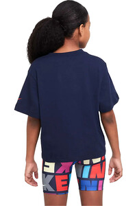 Nike camiseta manga corta niña G NSW TEE BOXY PRINT vista trasera