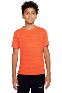 Nike camiseta entrenamiento manga corta niño B NK DF SS MILER TOP vista frontal