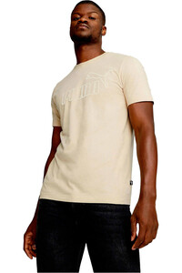 Puma camiseta manga corta hombre ESS ELEVATED Tee vista frontal