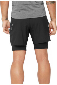 Salomon pantalón running hombre CROSS TW SHORTS M vista trasera