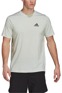 adidas camiseta fitness hombre AEROREADY Designed 2 Move Feelready Sport vista frontal