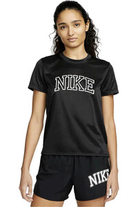 Nike camiseta entrenamiento manga corta mujer W NK DF SWOOSH RUN SS TOP vista frontal