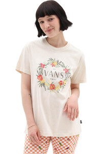 Vans camiseta manga corta mujer WREATH OF FLOWERS BFF TEE-B vista frontal