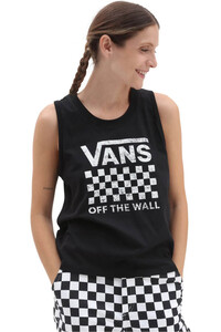 Vans camiseta manga corta mujer LOCK BOX TANK-B vista frontal