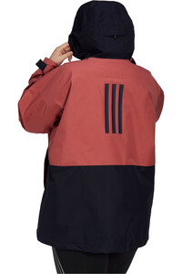 adidas chaqueta impermeable mujer Terrex GORE-TEX Paclite Rain (Tallas grandes) vista detalle