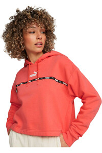 Puma sudadera mujer Puma Power Tape Hood vista frontal